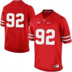 Men's NCAA Ohio State Buckeyes Only Number #92 College Stitched Authentic Nike Red Football Jersey QD20S51DT